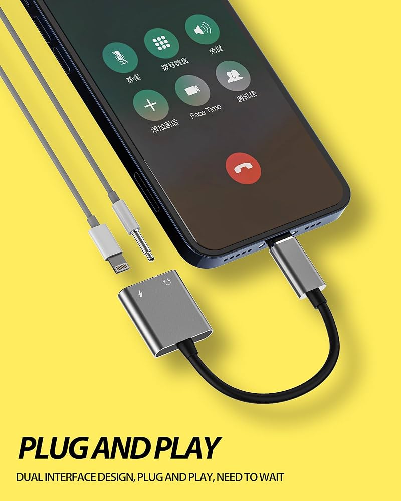 Apple - Koko Amazon.com: zoyuzan 125-ip-Headphone Adapter for iPhone(2 in